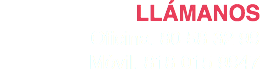 LLÁMANOS
Oficina. 80 58 32 99
Móvil. 818 015 9947 
